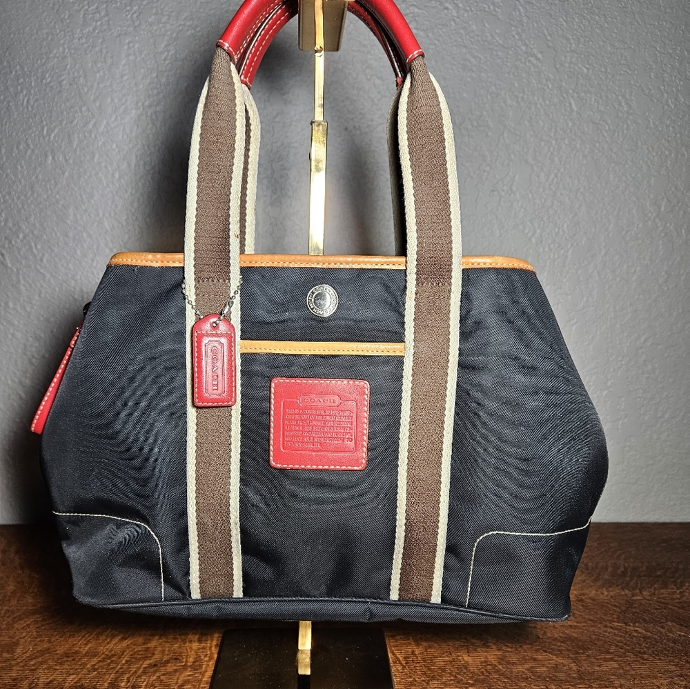 Coach Hampton Vintage Nylon Tote Bag